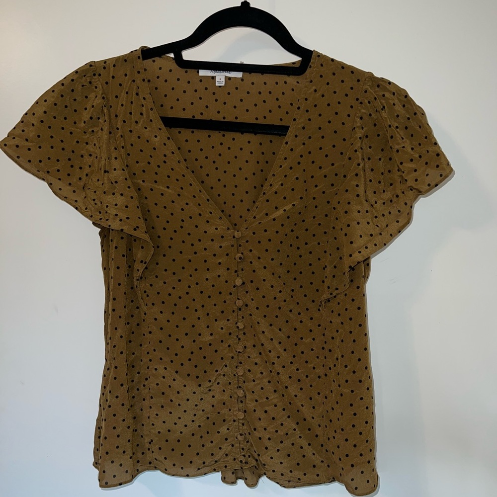 Madewell silk top